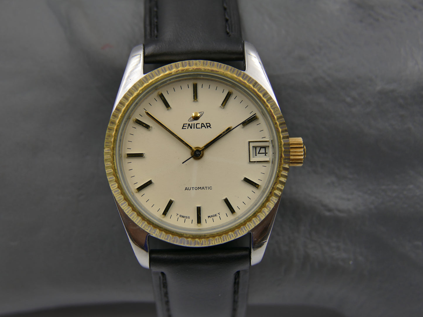 Vintage watch mens Enicar president ref 165-79-02 automatic serviced mint