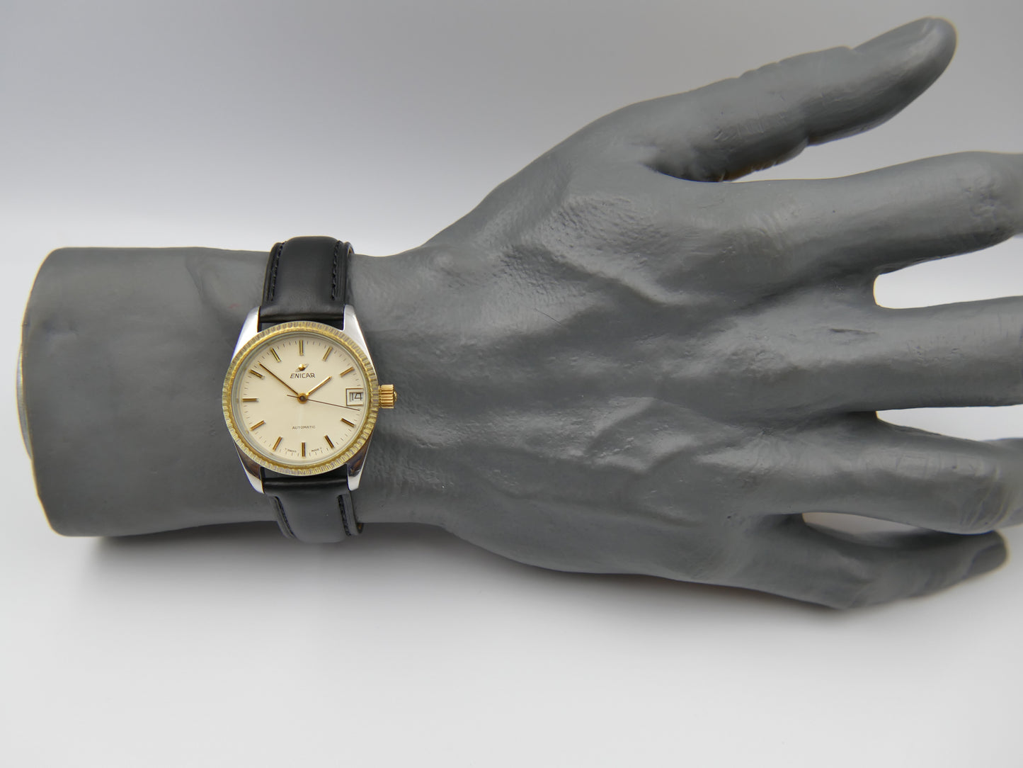 Vintage watch mens Enicar president ref 165-79-02 automatic serviced mint