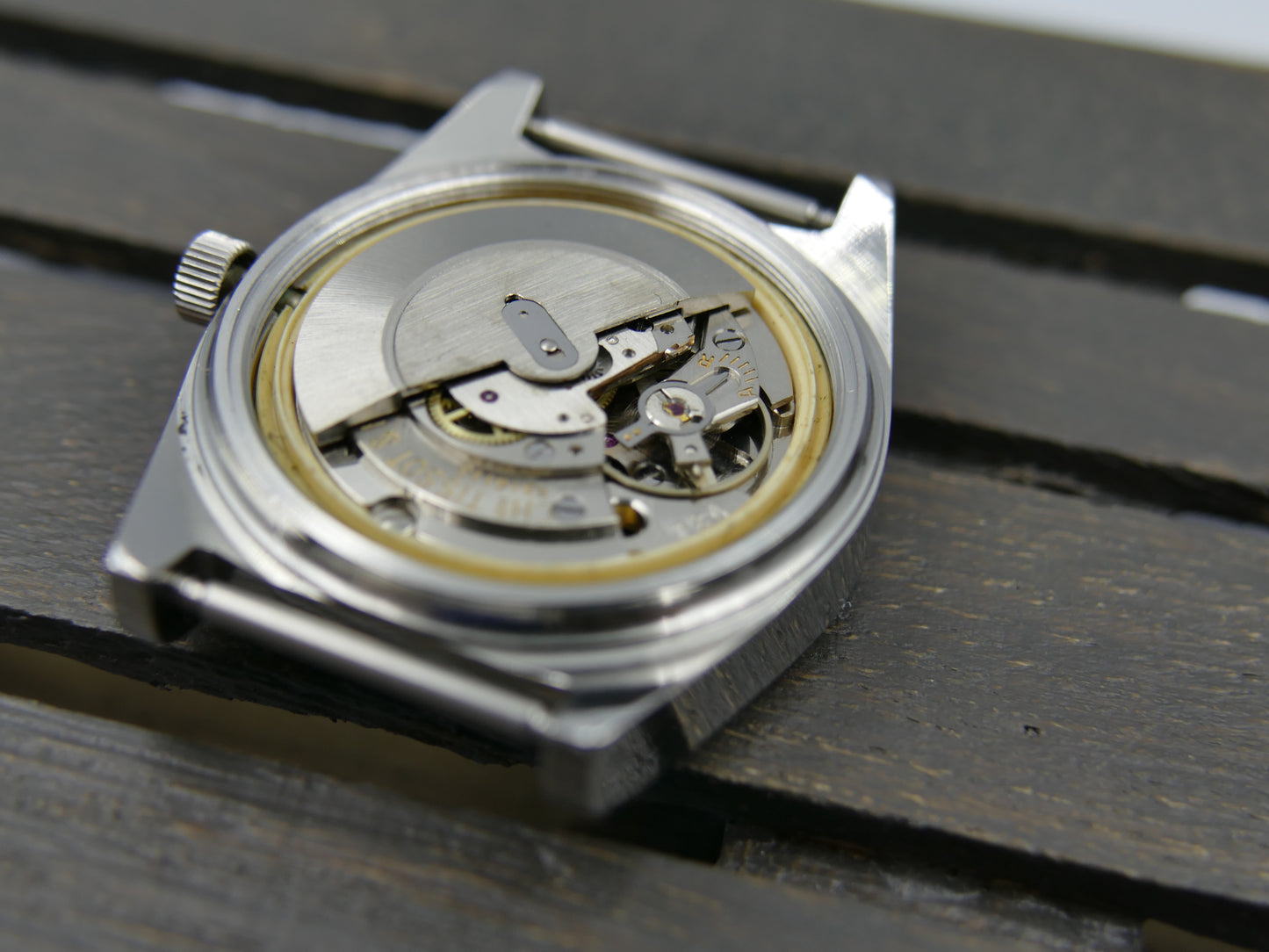 70s vintage watch mens Tissot Pr 516 GL ref. 44572 5X automatic 784 blue serviced