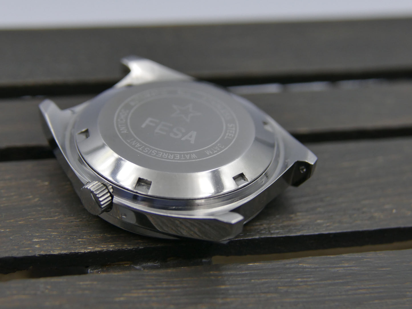 70s vintage watch FESA automatic FE 4612 green NOS