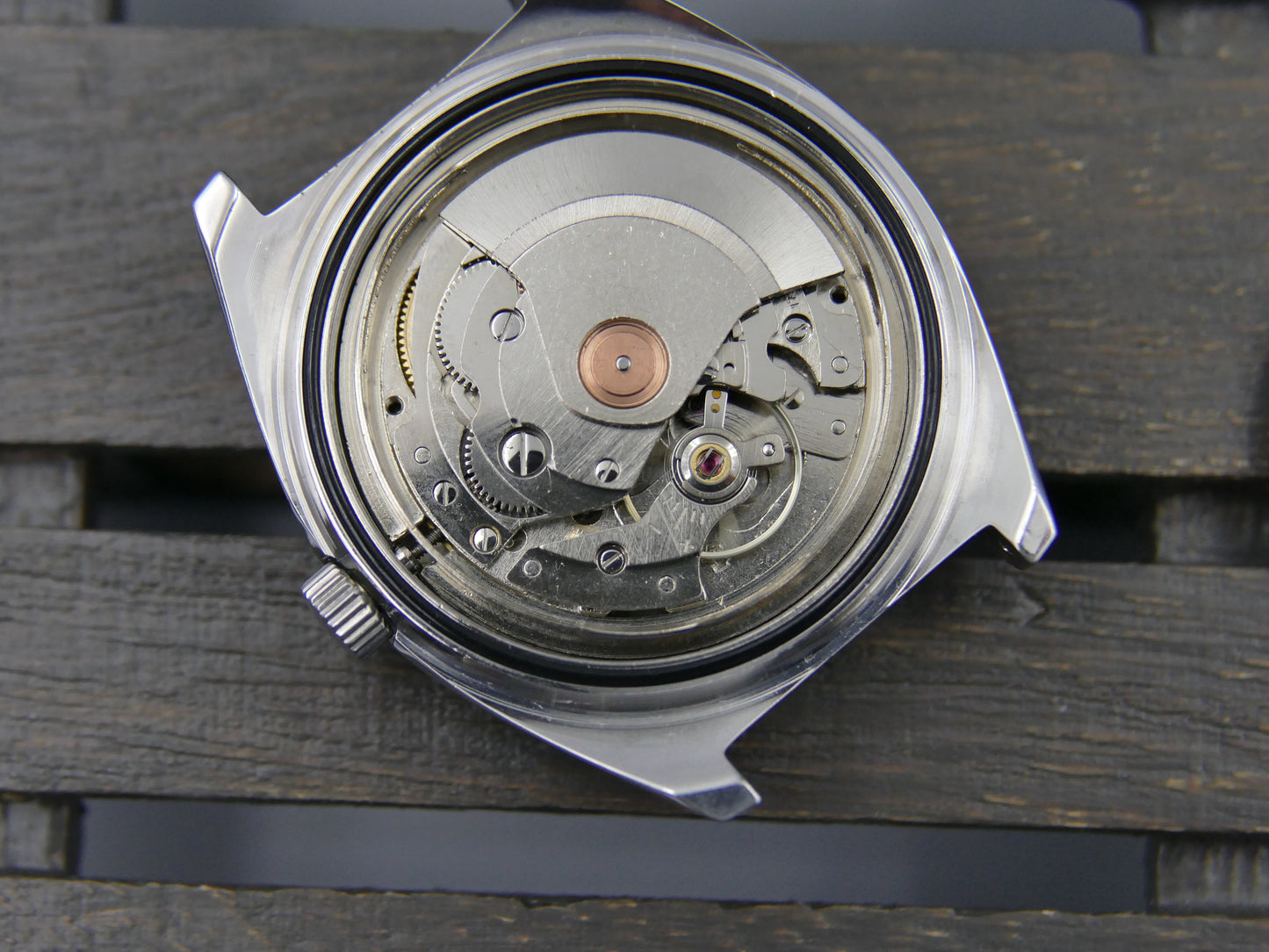 70s vintage watch FESA automatic FE 4612 green NOS