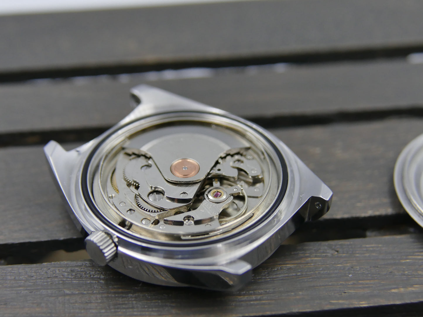 70s vintage watch FESA automatic FE 4612 green NOS