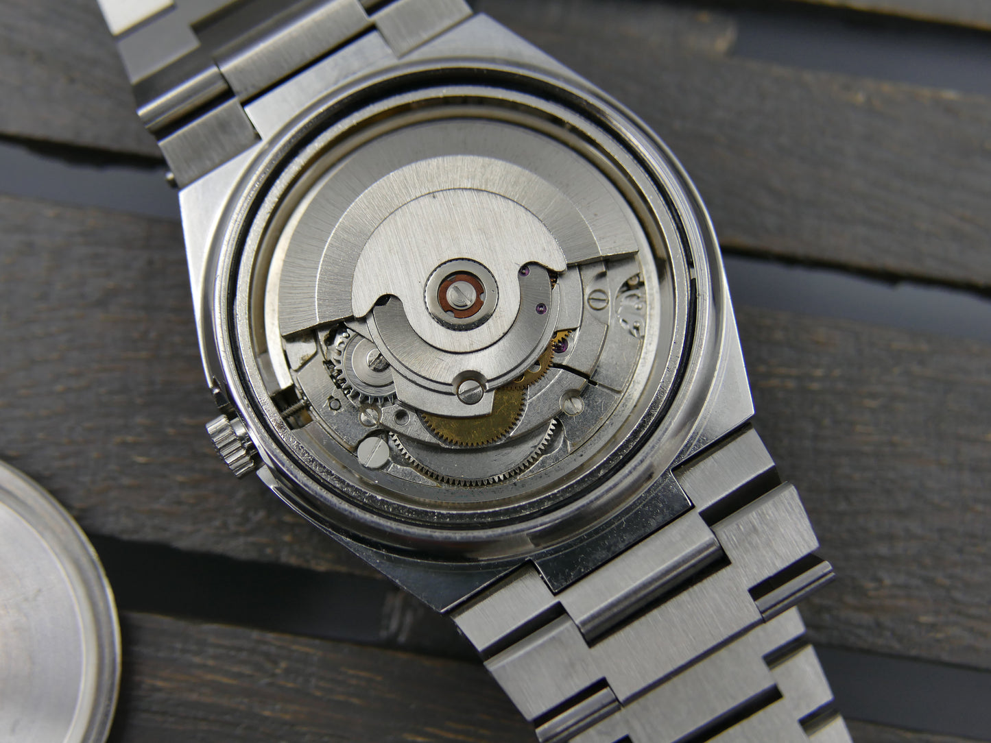 70s vintage watch mens Mido multi star ref 1879 automatic eta 2780 blue mint