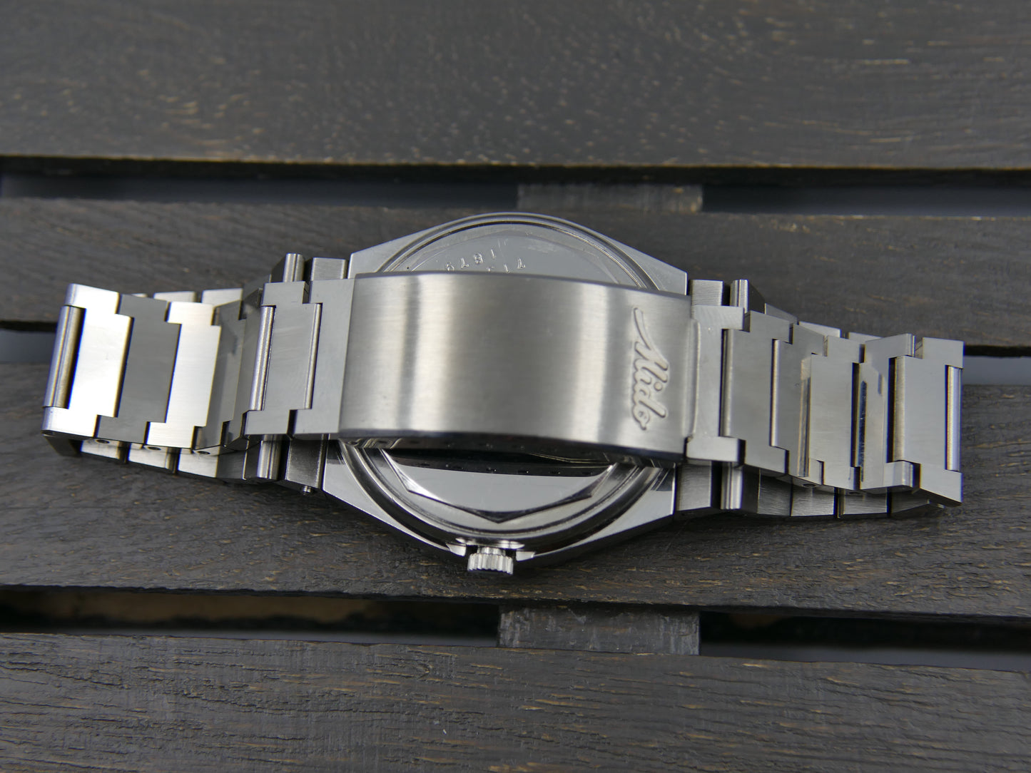 70s vintage watch mens Mido multi star ref 1879 automatic eta 2780 blue mint