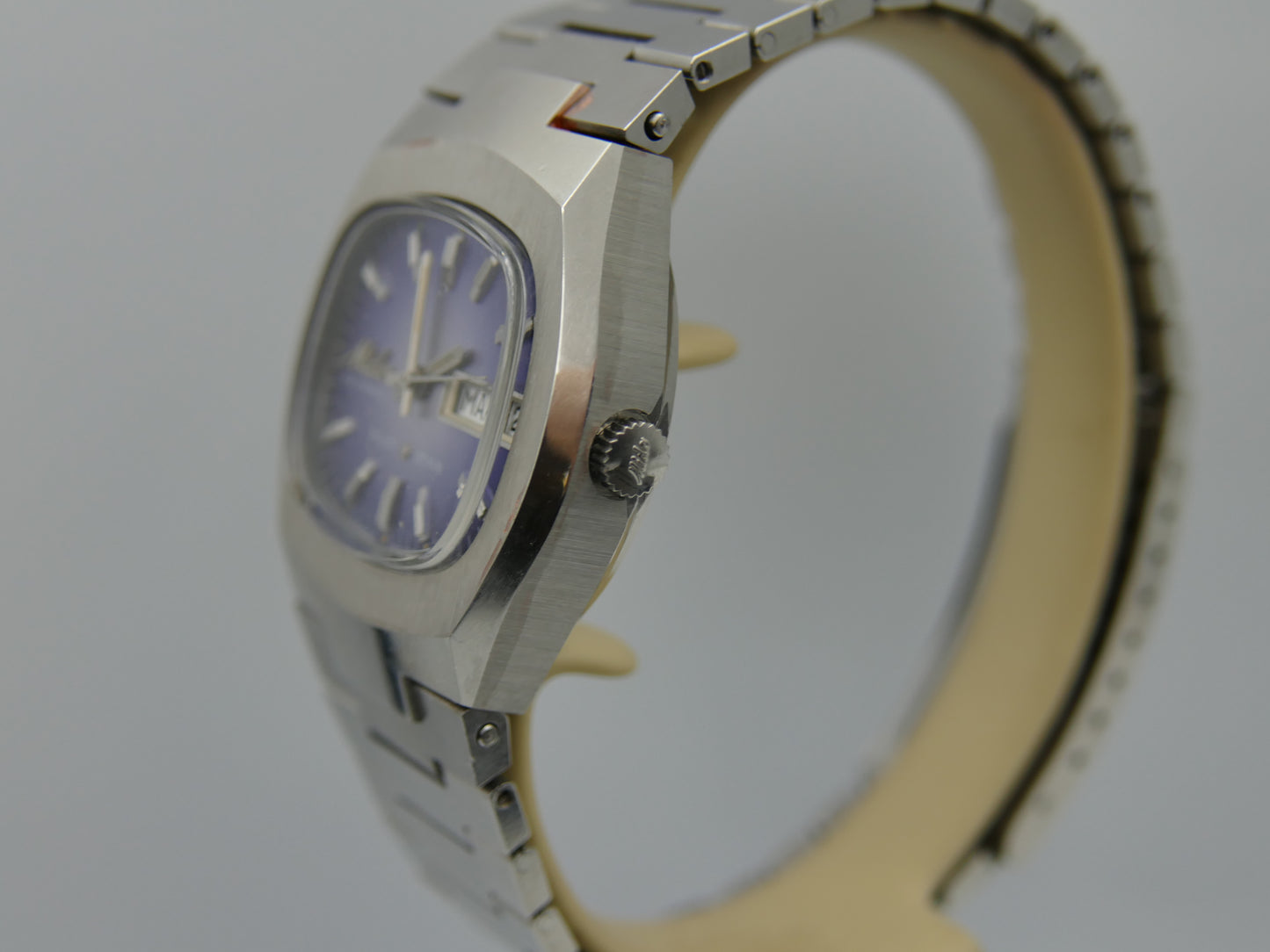 70s vintage watch mens Mido multi star ref 1879 automatic eta 2780 blue mint