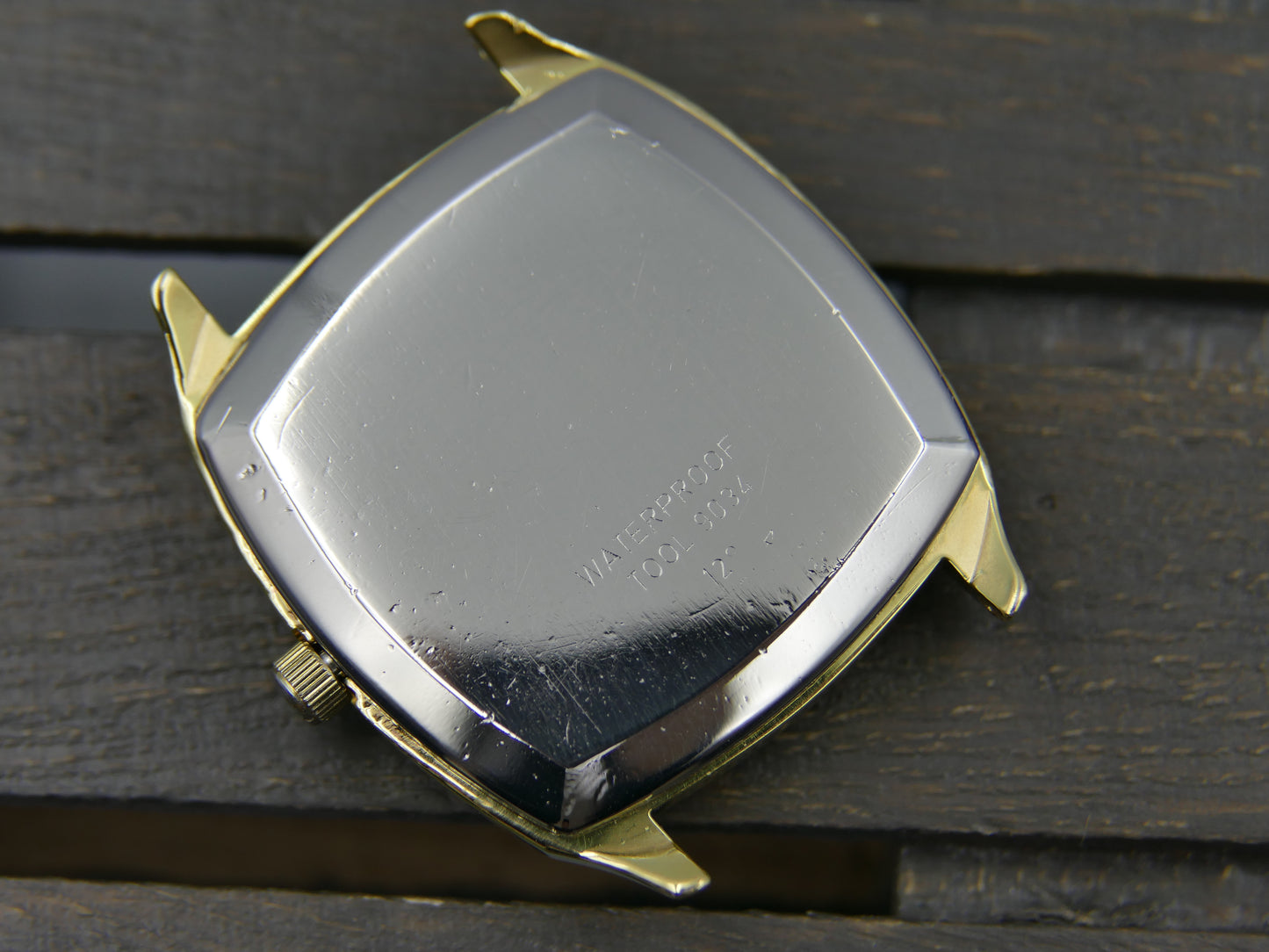 70s vintage watch Omega De Ville 166.075 automatic cal 1002 gold pl serviced