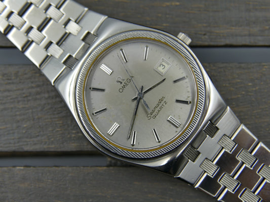 70s vintage watch OMega Seamaster quartz cal. 1342 ref. 196.0134 / 396.0873 vintage royal oak