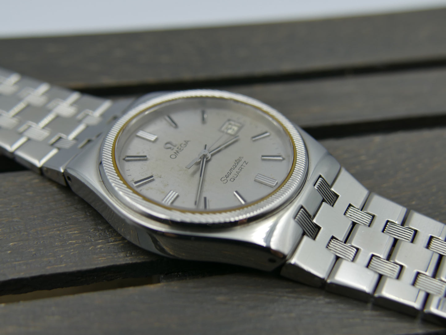 70s vintage watch OMega Seamaster quartz cal. 1342 ref. 196.0134 / 396.0873 vintage royal oak