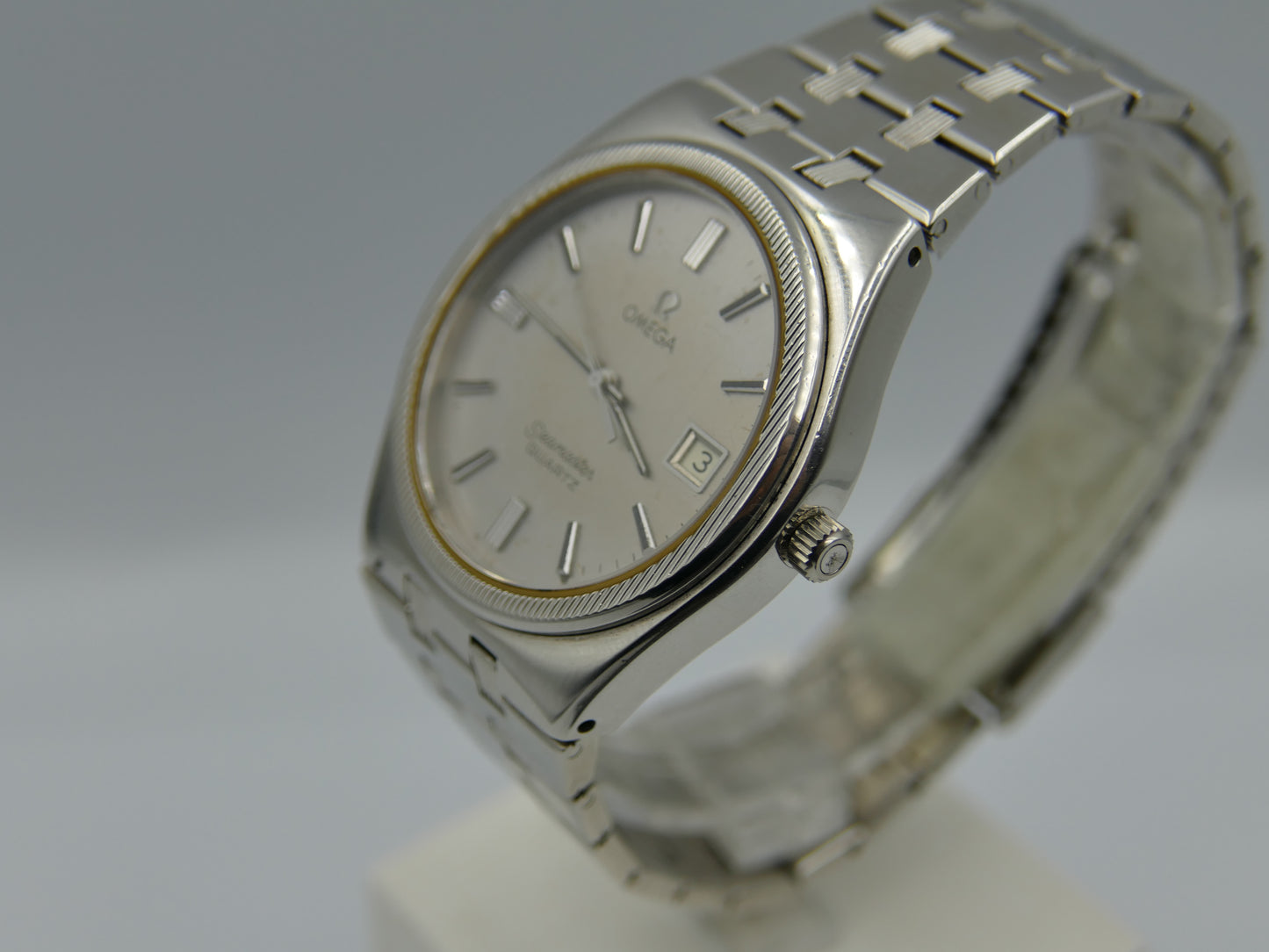 70s vintage watch OMega Seamaster quartz cal. 1342 ref. 196.0134 / 396.0873 vintage royal oak
