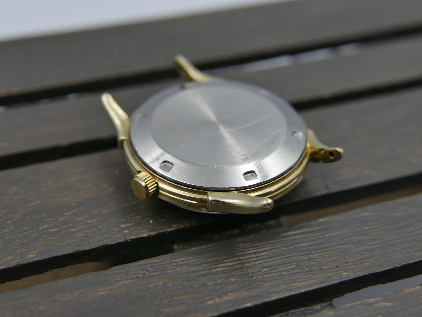 50s vintage watch mens Omega P- 6247 hand wind cal. 371 gold 10k G. F. serviced