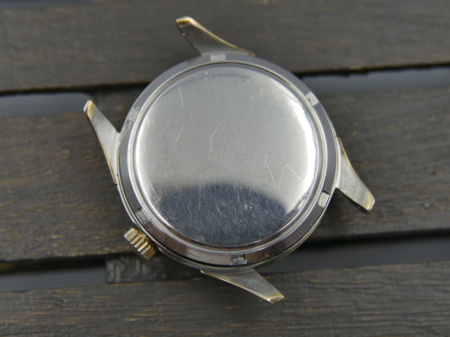 50s vintage watch mens Omega ref. 2640 -6 SC hand wind cal 283 gold cap serviced