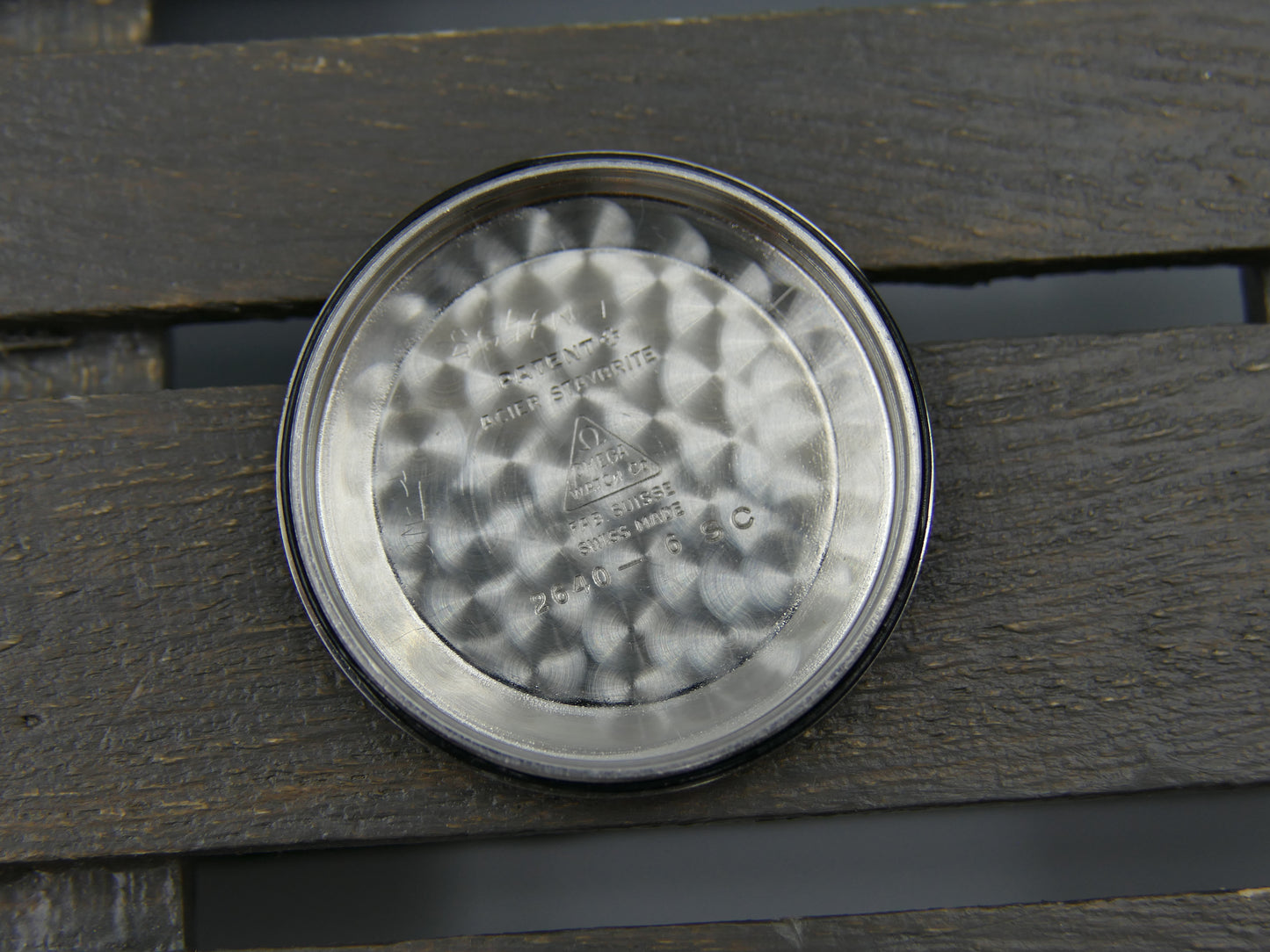 50s vintage watch mens Omega ref. 2640 -6 SC hand wind cal 283 gold cap serviced