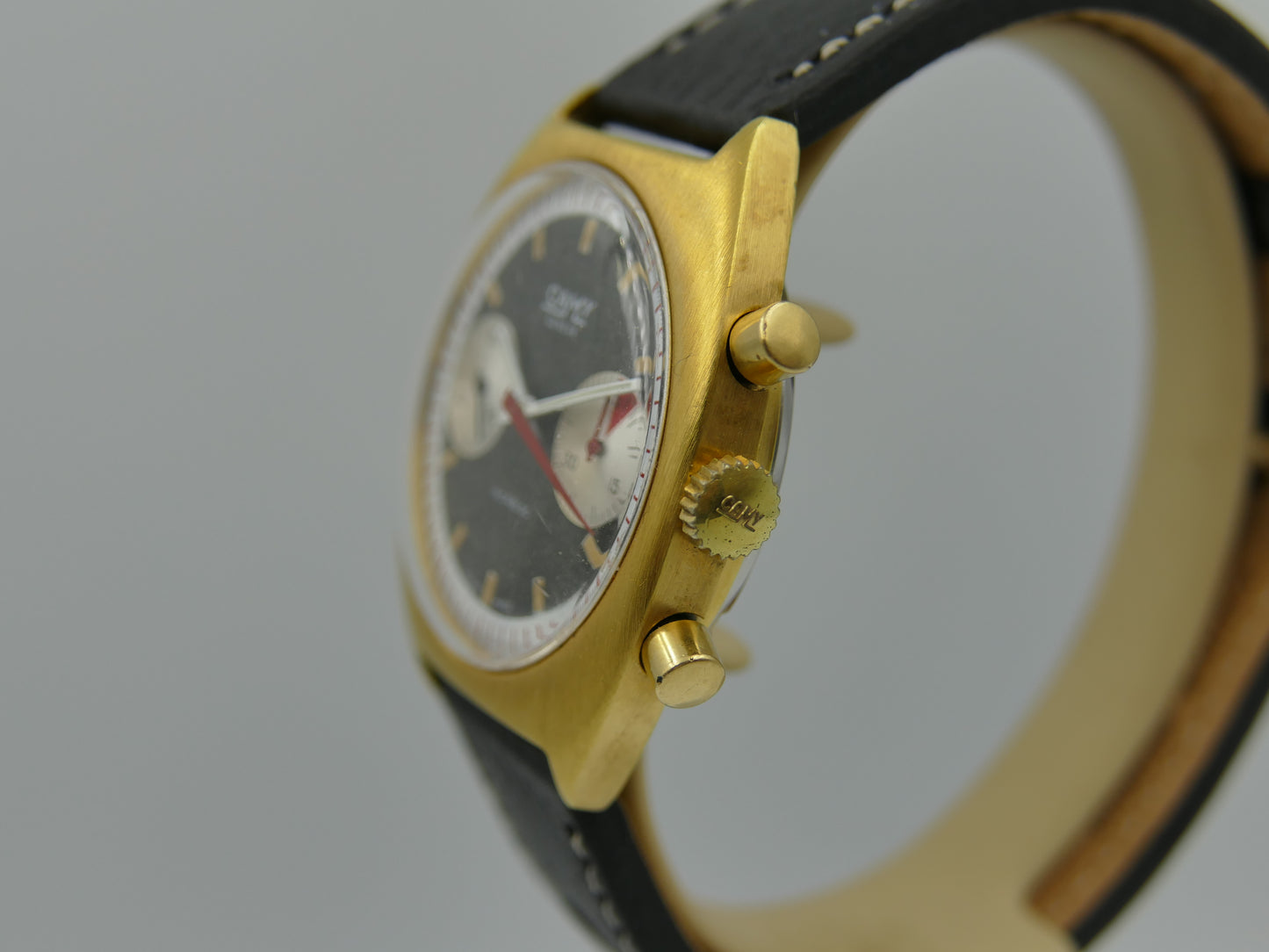 70s vintage watch mens Camy ref 9130 Geneve Chronograph manual wind valjoux 7733