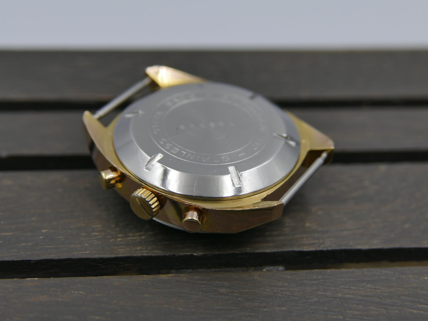70s vintage watch mens ROF prestige valjoux 7734 gold plated serviced
