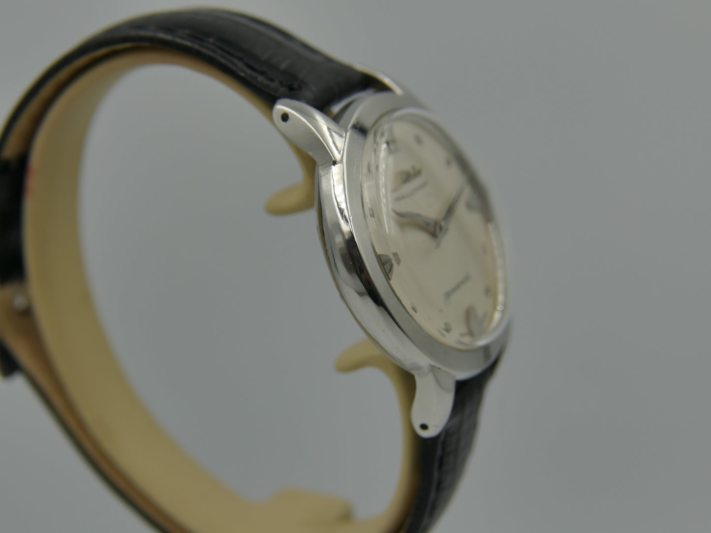 50s vintage watch mens MIdo Multifort powerwind automatic 917P borgel SS serviced