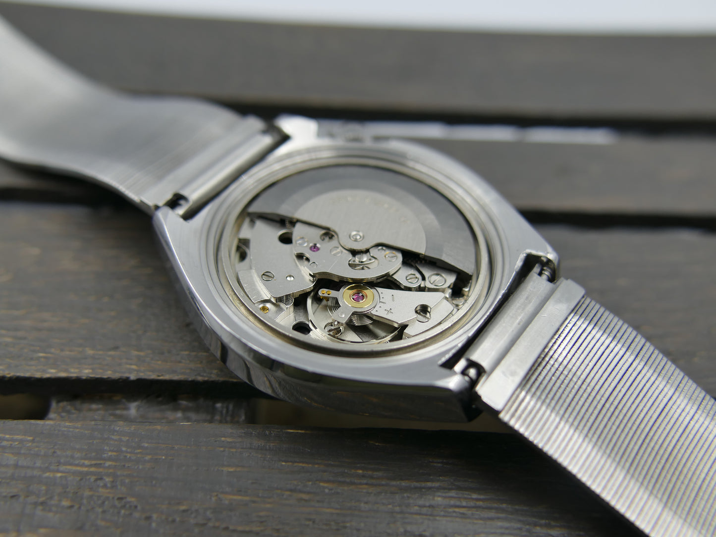 70s vintage watch mens Tressa Laser Beam automatic AS 2066 SS tiger serviced