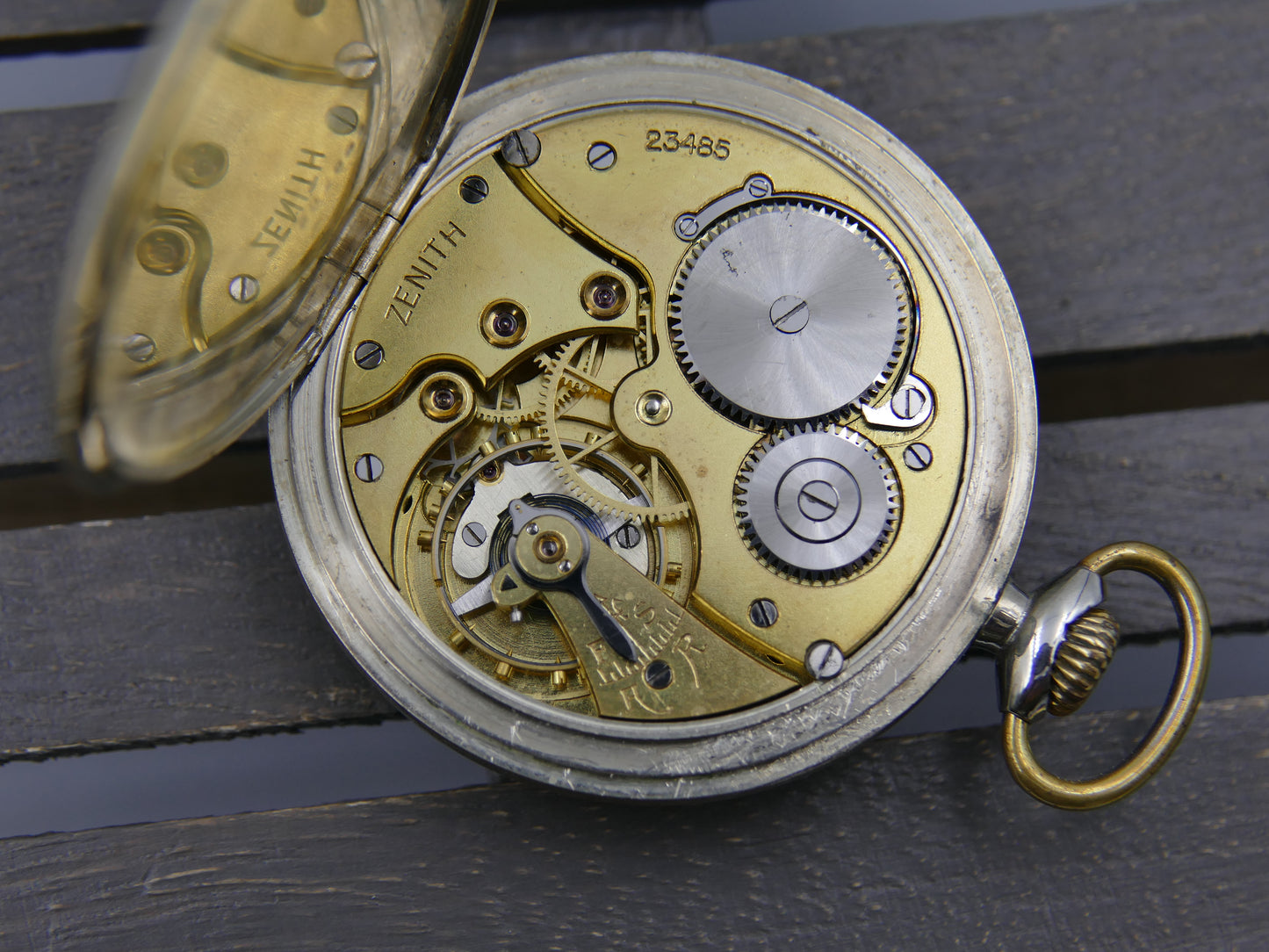 10s vintage gousset pocket watch Zenith hand wind grand prix