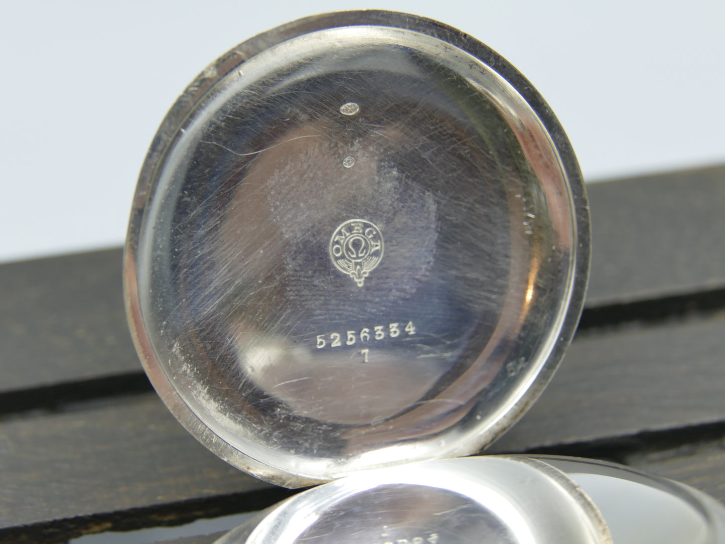1912 vintage gousset pocket watch Omega 18’’’ L7-16p manual wind solid silver case