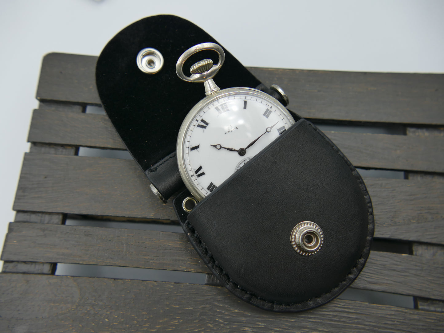 1912 vintage gousset pocket watch Omega 18’’’ L7-16p manual wind solid silver case