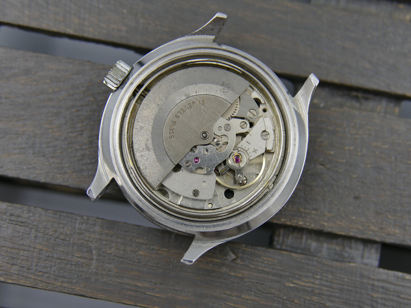 70s vintage watch mens swiss Argus precision automatic day&date AS 2066