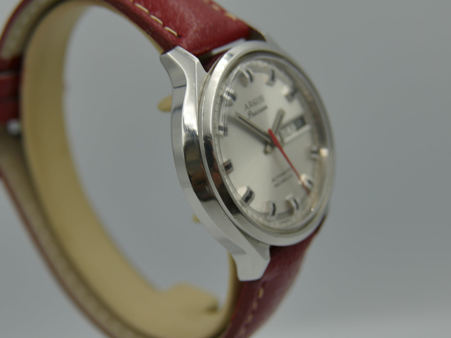 70s vintage watch mens swiss Argus precision automatic day&date AS 2066