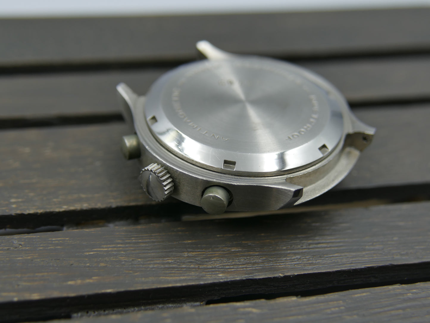 70s vintage watch mens ZAL chronograph valjoux 7734 panda