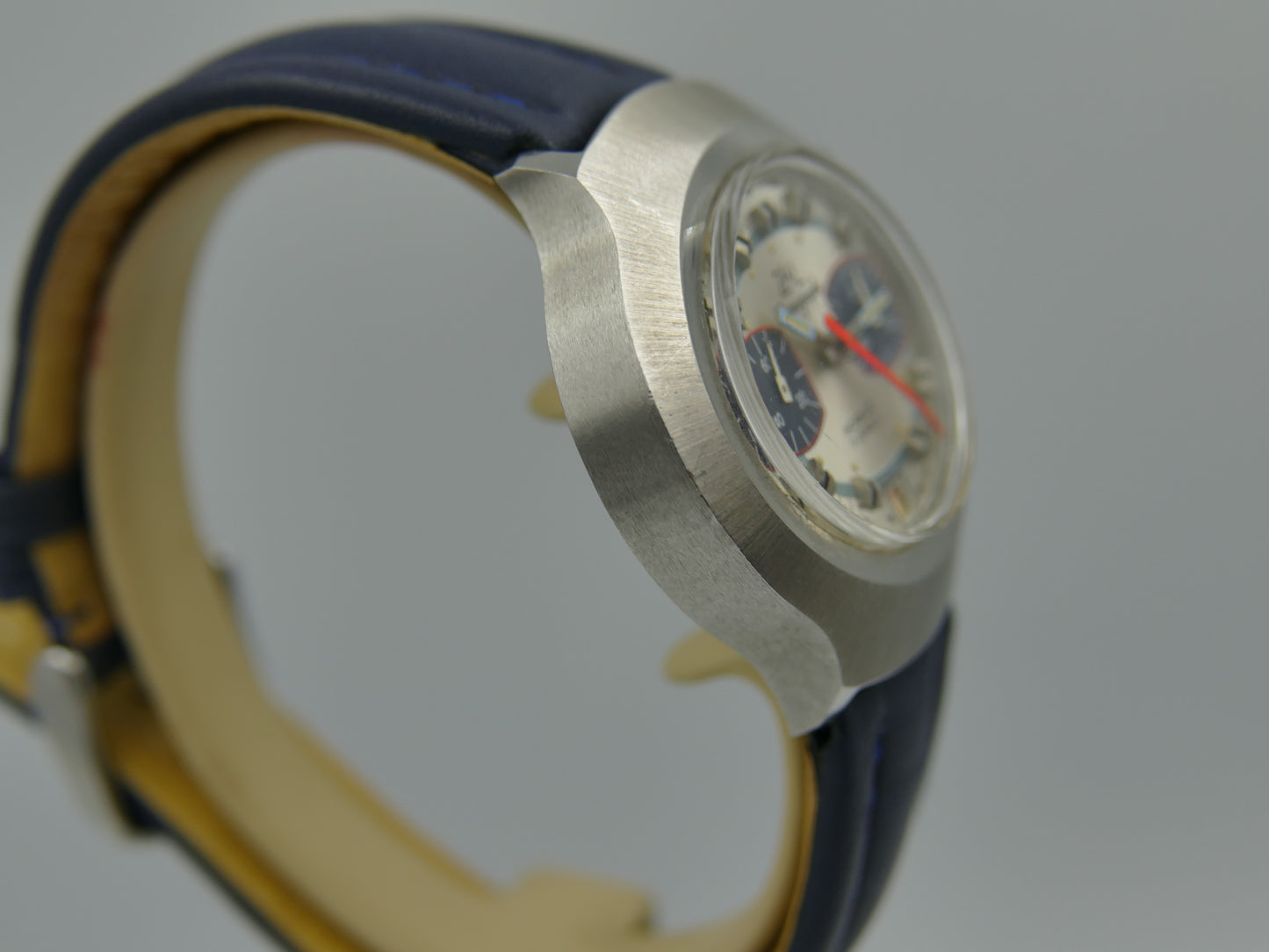 70s vintage watch mens ZAL chronograph valjoux 7734 panda