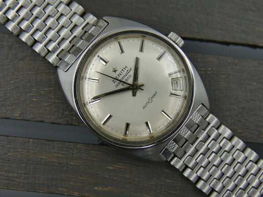 70s vintage watch mens Zenith ref 702/3 automatic 28800 AutoSport cal 2562 w/box NSA