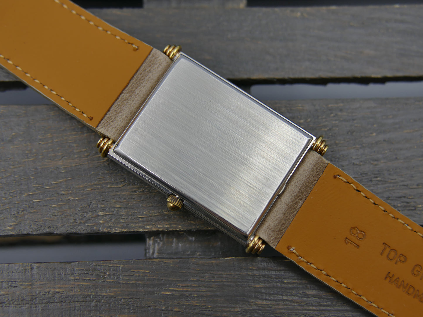 Vintage watch mens tank style Jaguar PUW 9100 NOS w/box