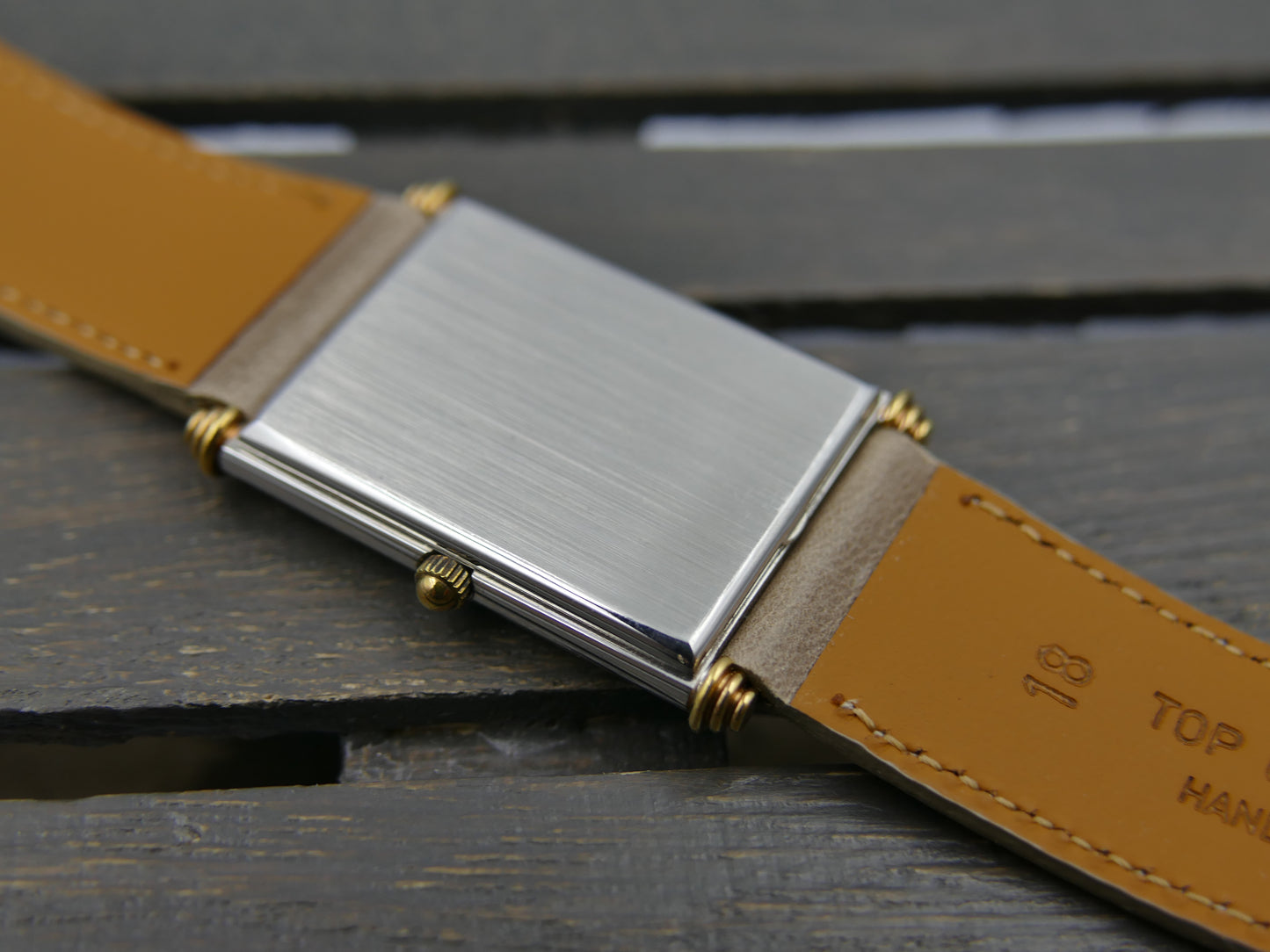 Vintage watch mens tank style Jaguar PUW 9100 NOS w/box