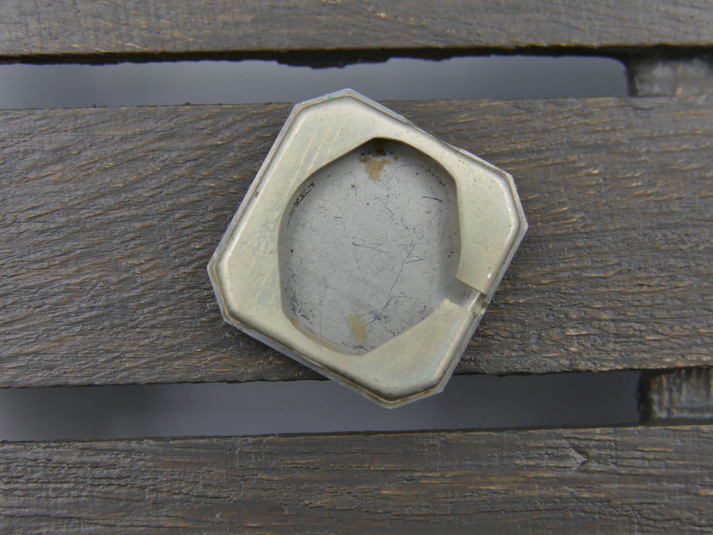 70s Vintage watch swiss Nyon Luxe (Ceinture) hand wind ST 69N marble brown NOS