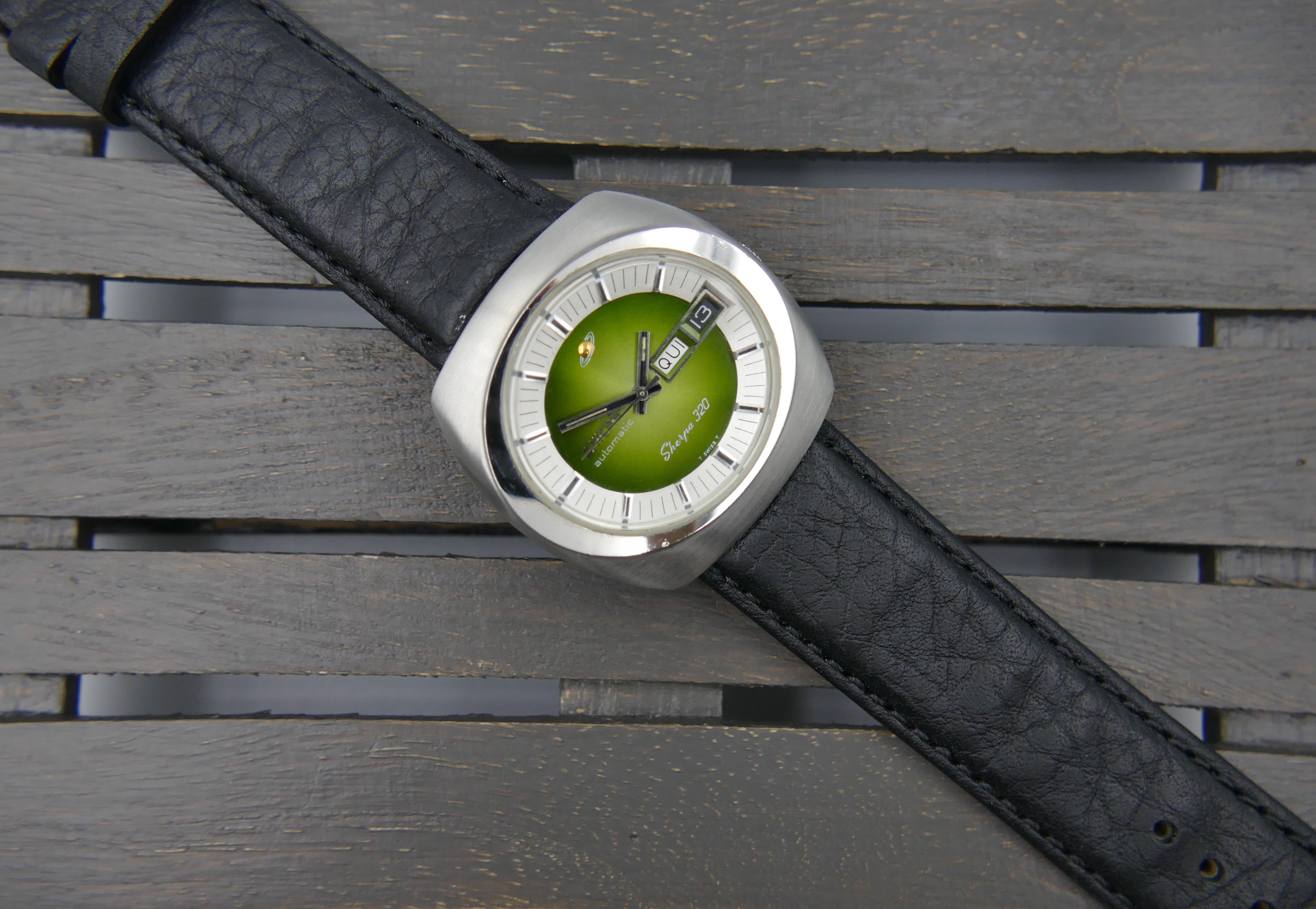 70s vintage watch NOS Enicar Sherpa 320 ref 167-10-01 automatic