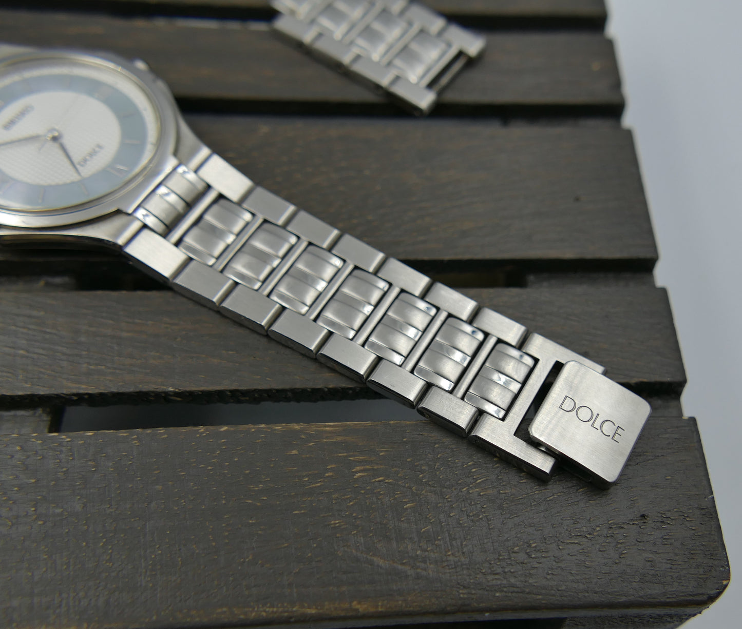 90s vintage Seiko Dolce 8j41 Tiffany Blue Mother of Pearl Nautilus genta Tapisserie Dial JPM