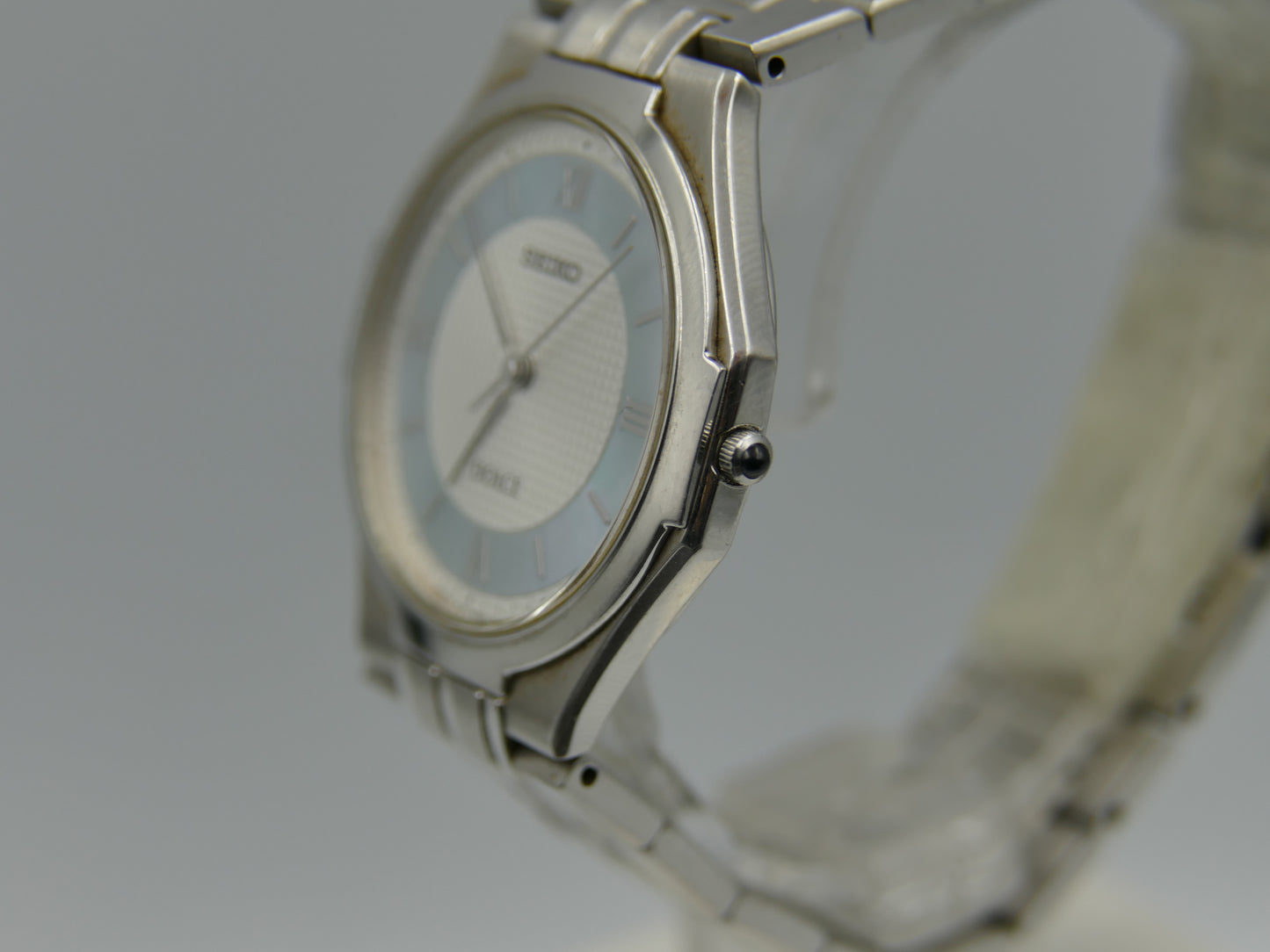 90s vintage Seiko Dolce 8j41 Tiffany Blue Mother of Pearl Nautilus genta Tapisserie Dial JPM