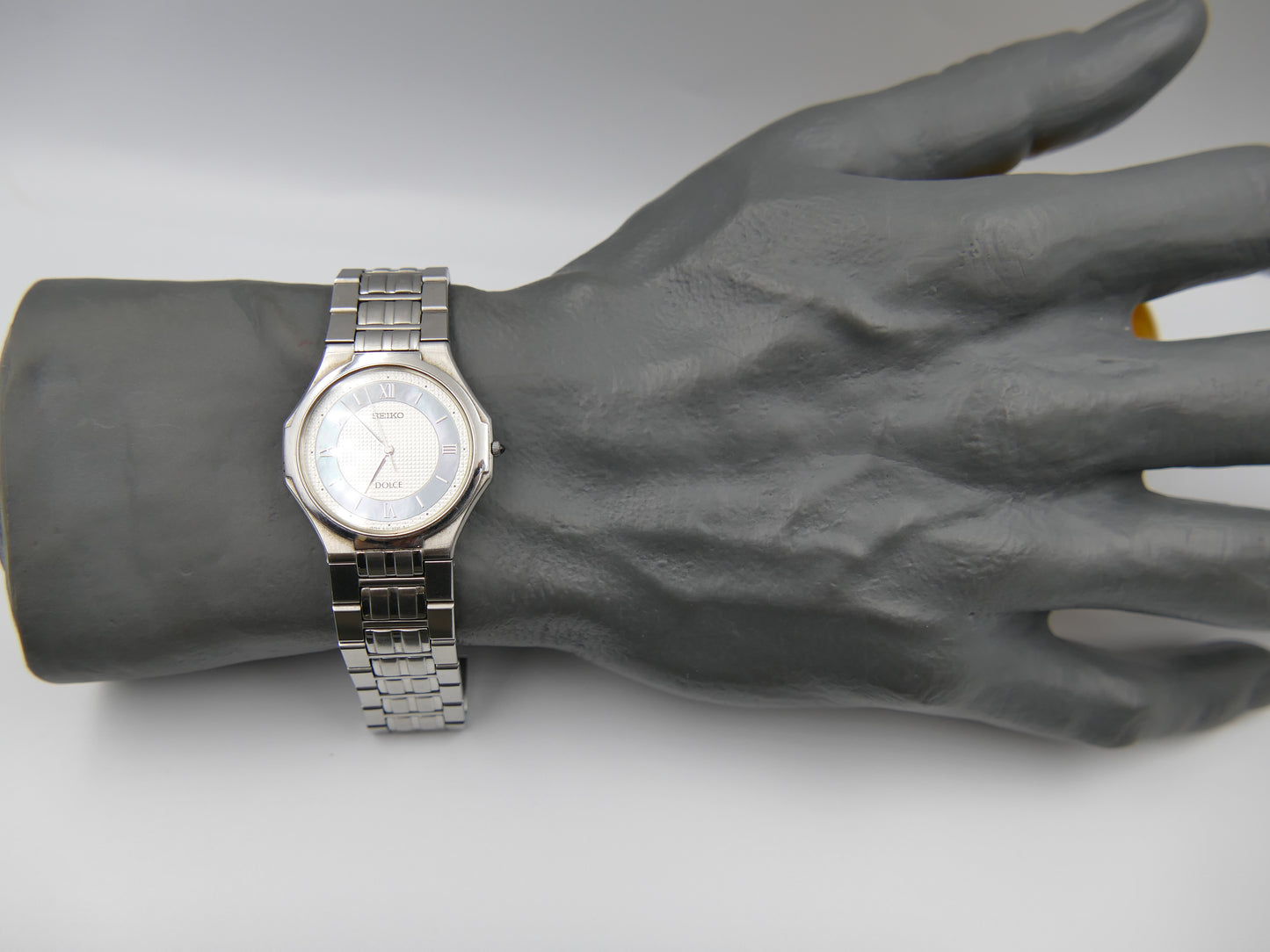 90s vintage Seiko Dolce 8j41 Tiffany Blue Mother of Pearl Nautilus genta Tapisserie Dial JPM