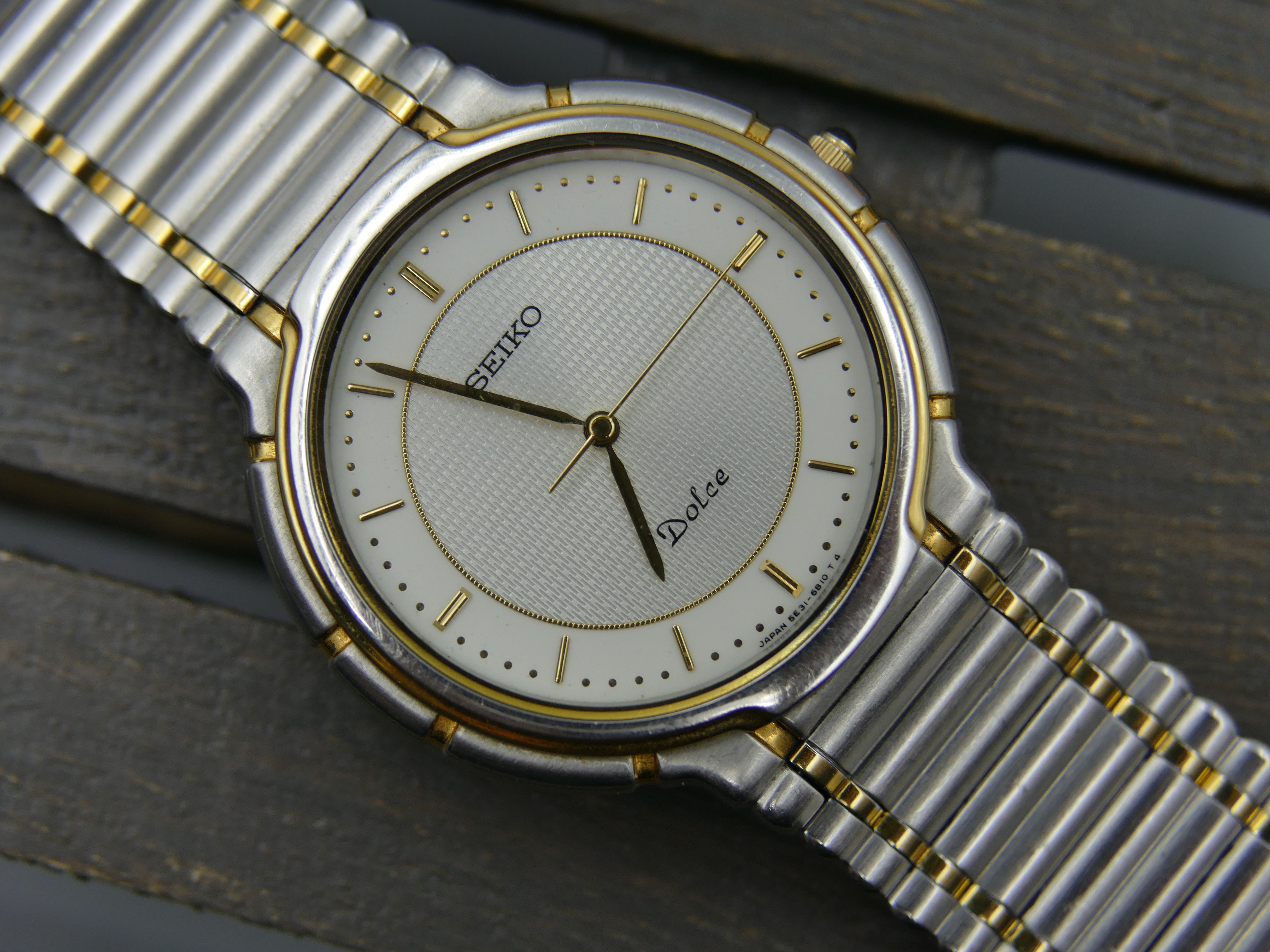 90s vintage watch dress Seiko Dolce 5E31-6B20 jpm – WRIST TREASURE