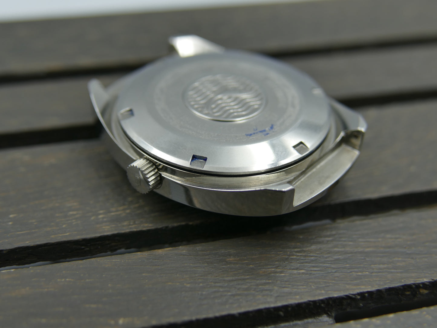 70s vintage watch mens Ogival a2614 burgundy automatic AS 2066 NOS