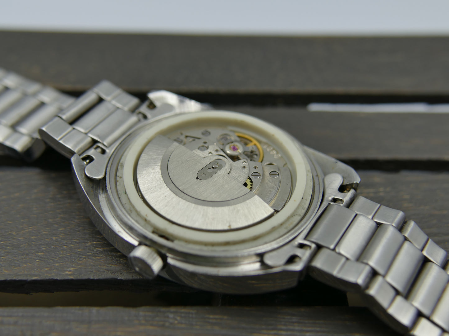 70s vintage watch mens Tissot seastar ref 44807 -2X automatic 2481 blue dial