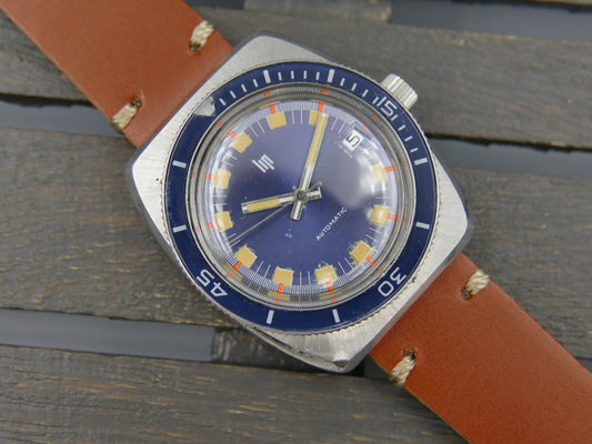 Lip ref 573.61.039.0 automatic serviced vintage plongee diver 70s