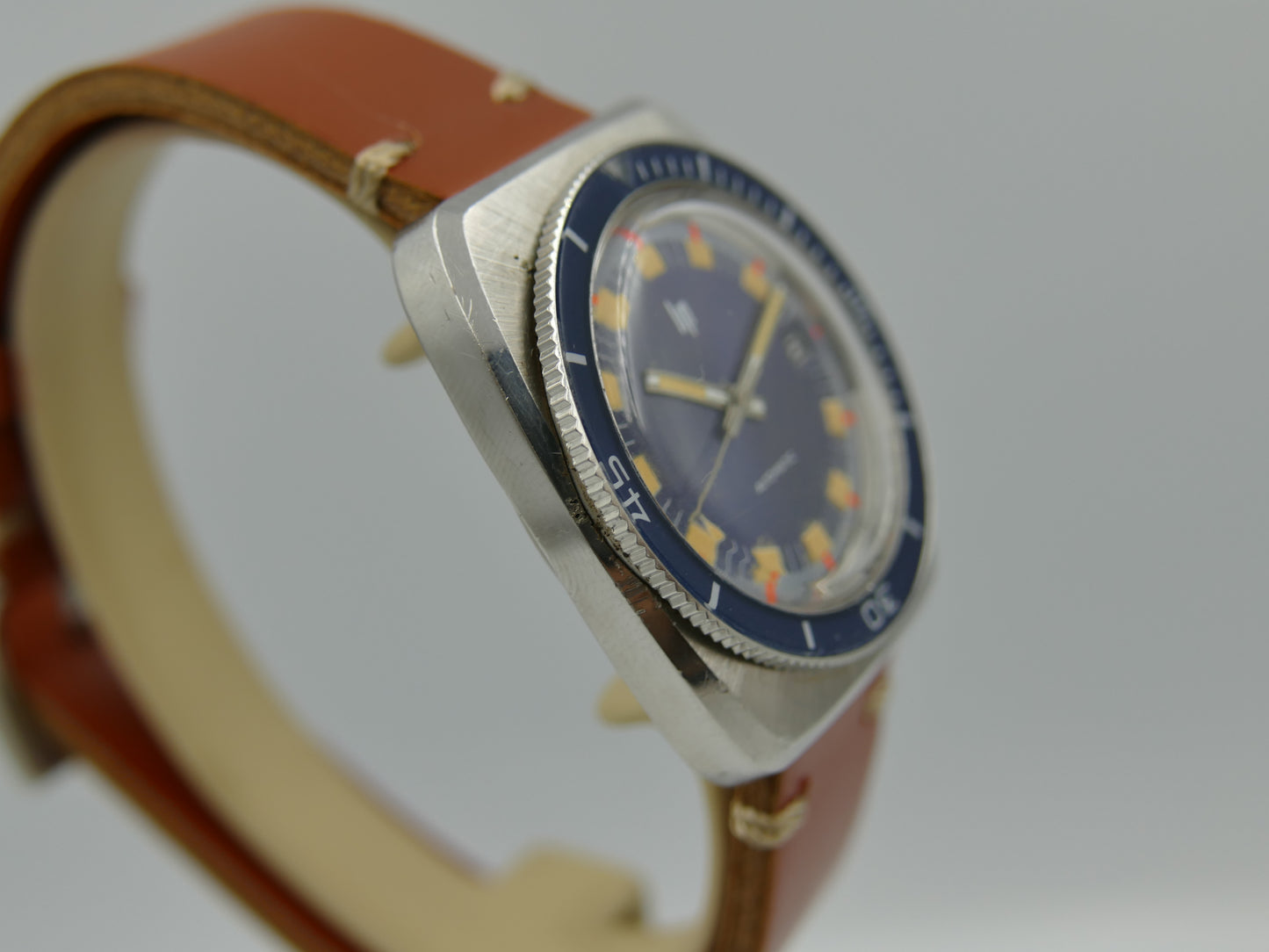 Lip ref 573.61.039.0 automatic serviced vintage plongee diver 70s
