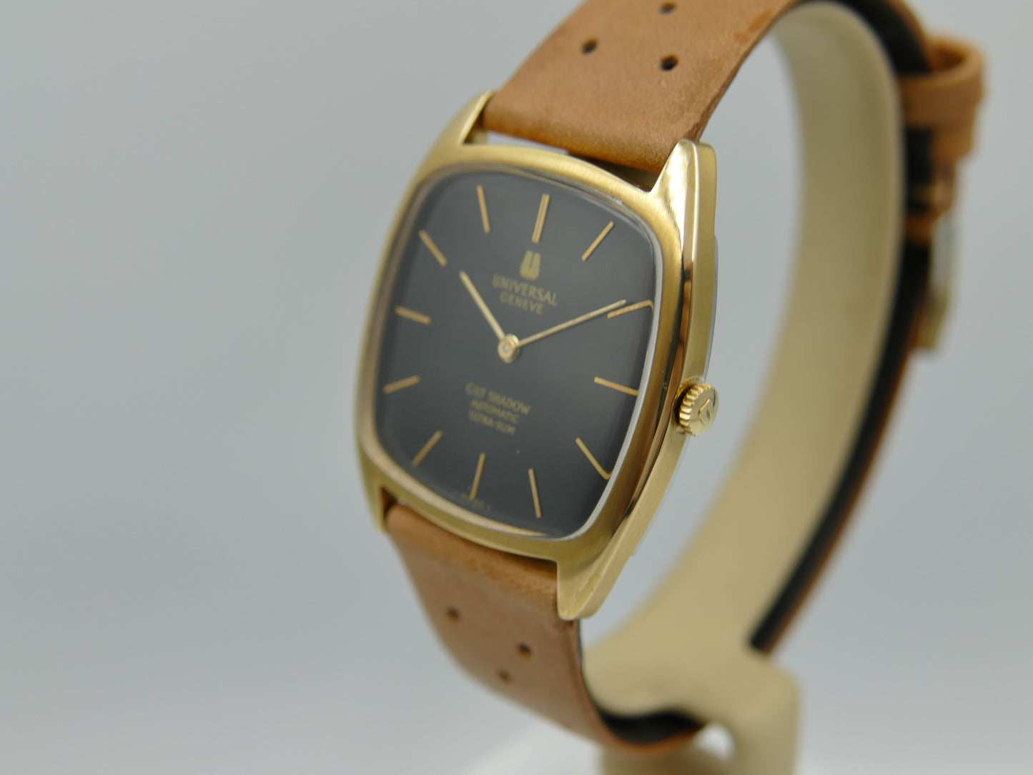 70s vintage watch mens Universal Geneve Gilt Shadow ref 566105 Automatic 2-66 Microrotor Ultra Slim