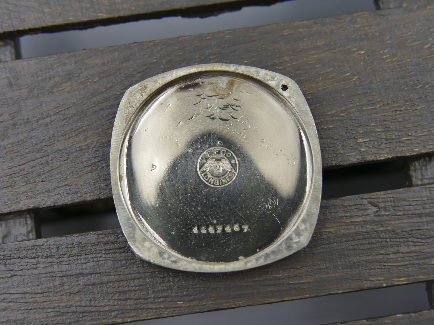 20s vintage watch mens Longines trench military hand wind 13.34 tropical dial serviced