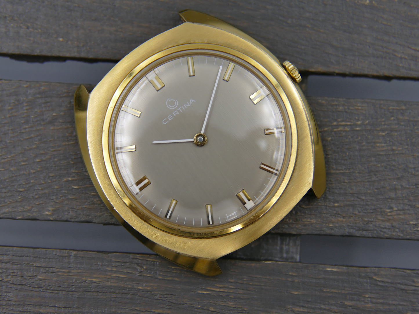 Certina oversize ref. 860.3510.25 hand wind 28-10 gold pl Thin vintage 60s