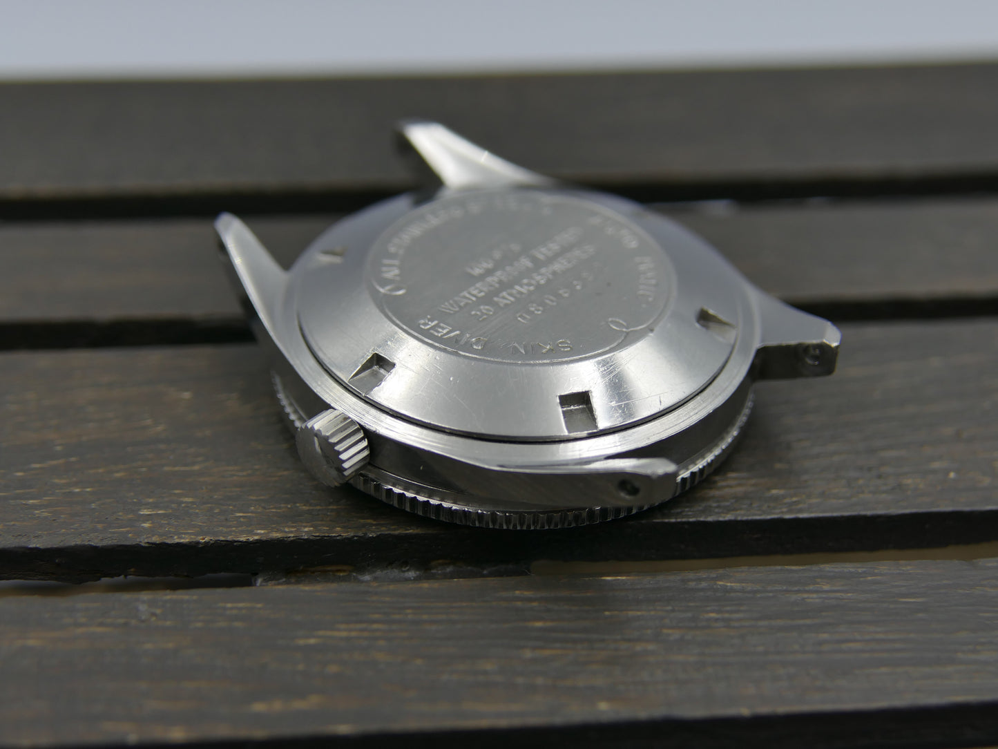 60s vintage watch mens Yema 660 feet SKIN DIVER ref. 8755 Steel Pre superman 37mm