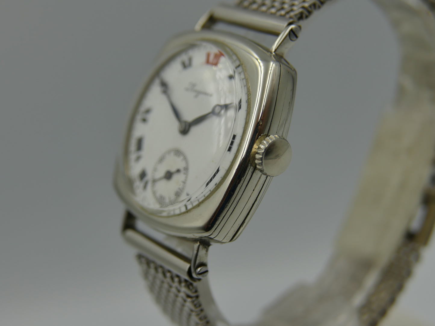 10s vintage watch mens Longines trench military WW1 13.34 serviced