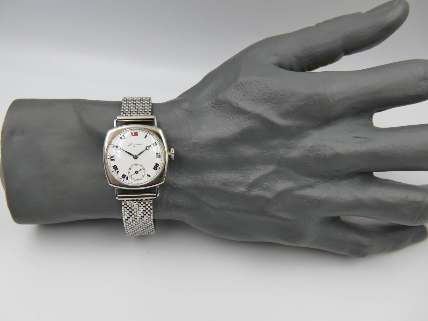 10s vintage watch mens Longines trench military WW1 13.34 serviced