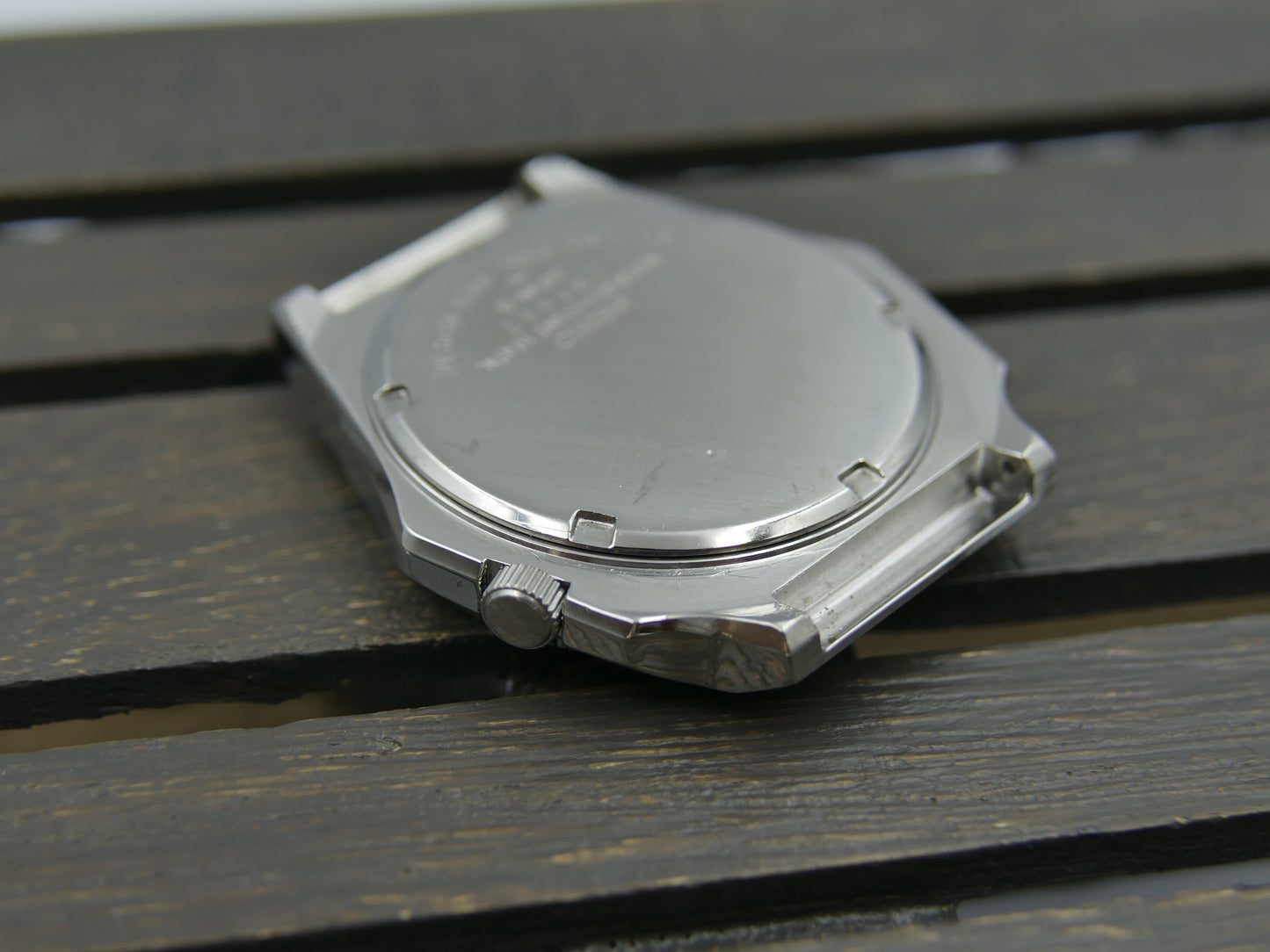 80s vintage watch Seiko SQ 100 Octagonal Case genta Ref. 6923-8070 serviced