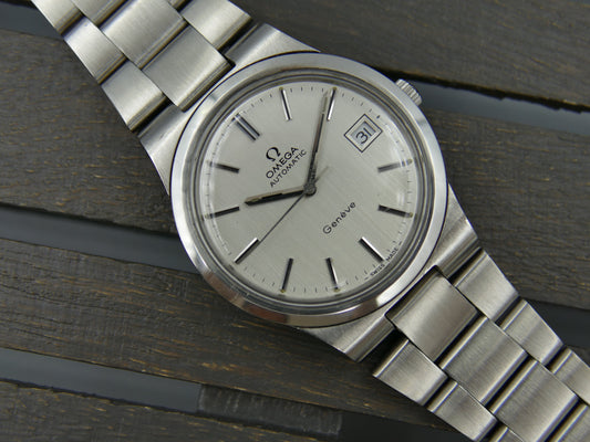 70s vintage watch mens Omega Geneve ref. 166.0173 366.0832 automatic cal. 1012