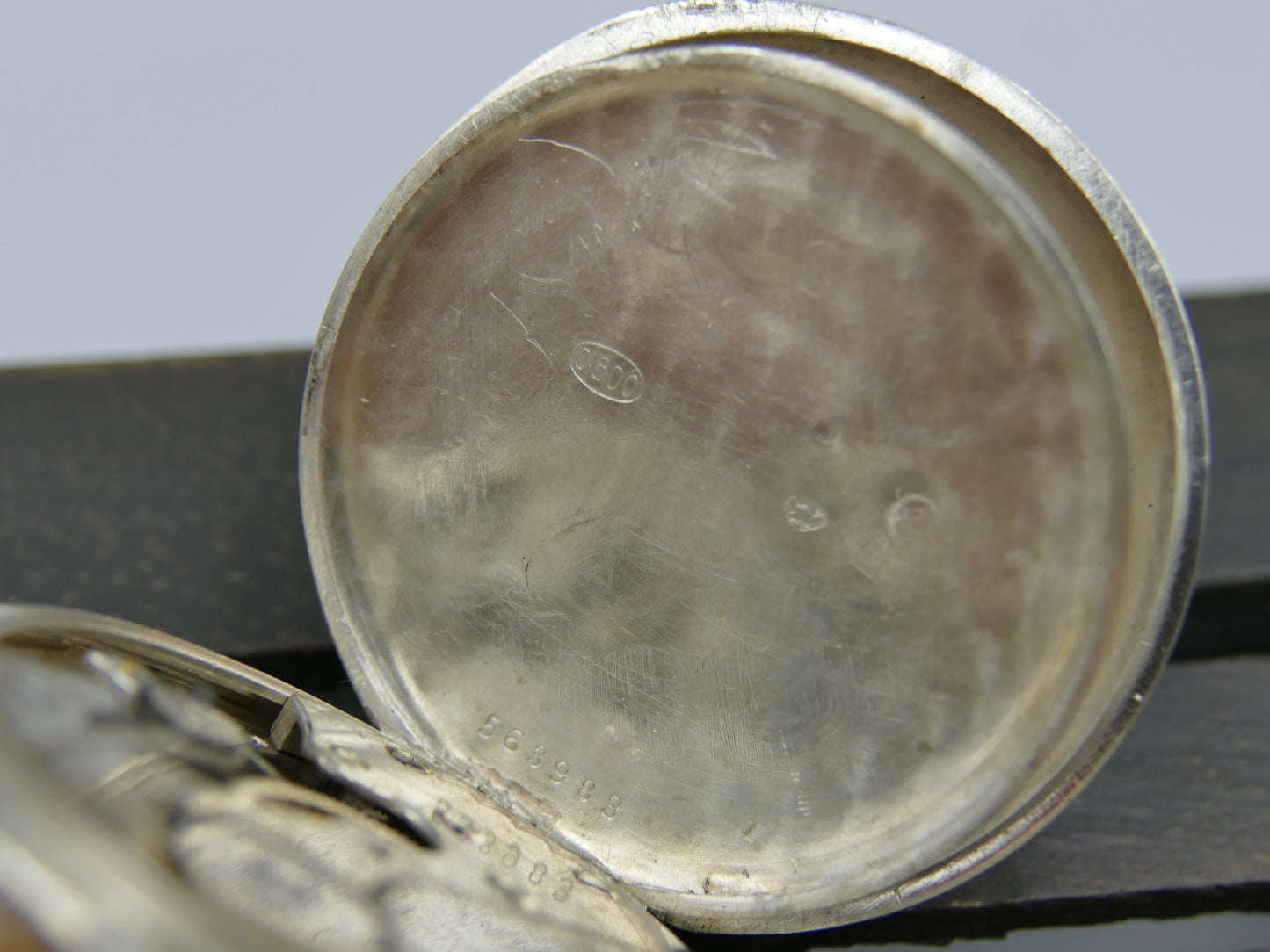 10s vintage gousset pocket watch Fenianos Silver 0.800 Swiss Made Railway Edition