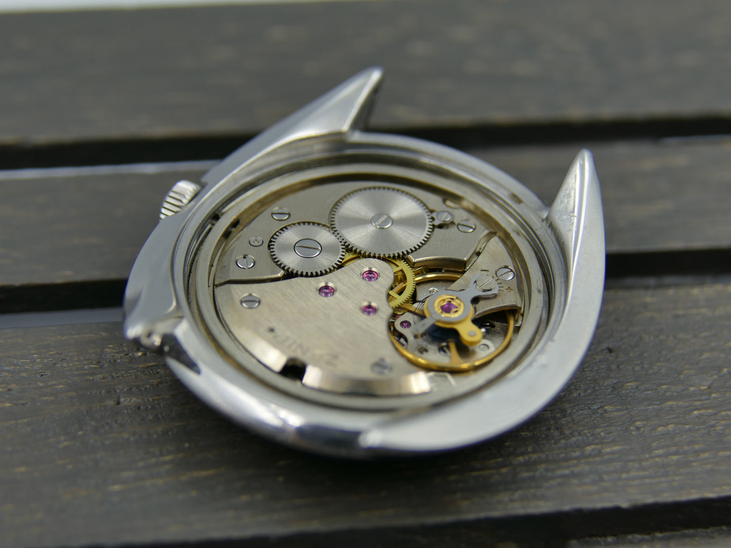 70s vintage watch mens Zenith Captain 2552C Turtle